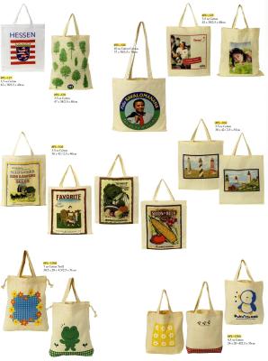 Travel bags, canvas bags and leisure backpacks