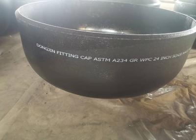 Black Coating Carbon Steel Pipe Cap Dn20 - Dn1800