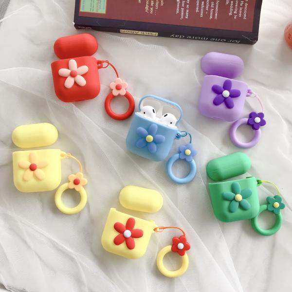 For Airpods Silicone Case Cover Compatible for Apple Airpods 1&2 [Cute Design][Best Gift for Girls or Couples]