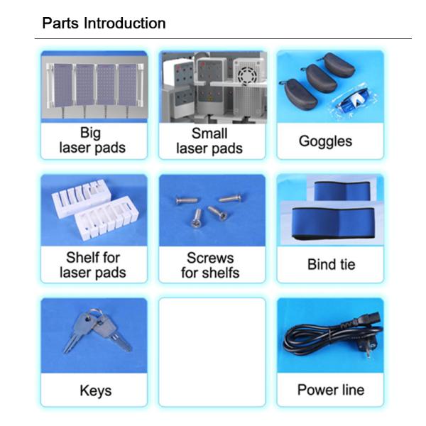 Терапия лазера Липо лазера 4 диодов длины волны подвергает механической обработке 12 пусковых площадок уменьшая машину красоты