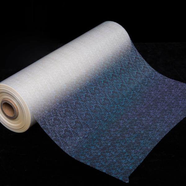 Love Heart Transparent Holographic Thermal Lamination Film BOPP Material Heat Lamination Film for Packaging