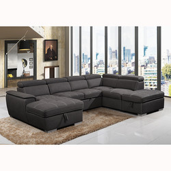 Hot sales loveseater+cornerchaise+ottoman u shape living room home furniture sets modern sofa bed sectional sofa for