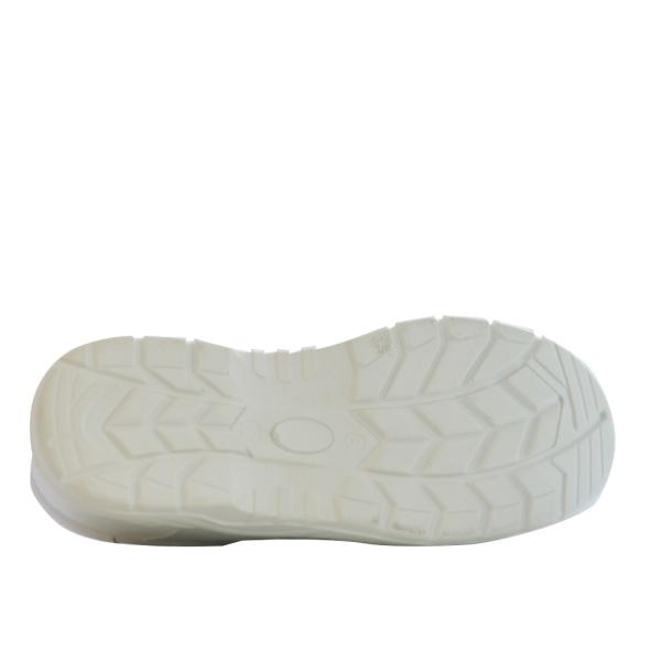 Zapatos blancos de seguridad de cocina UQ-548 estándar SBP con dedo de acero y revestimiento Campela