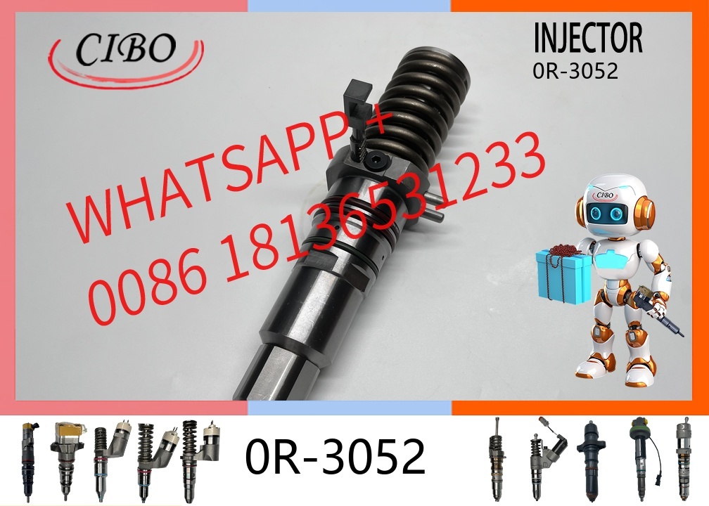 original 0R-3052 Common Rail Fuel Injector for  3508 3512 3516 Diesel Engine 7E6408 7E-6408 0R3052 Excavator 777B 785 789 Fuel Injection Parts original new injector