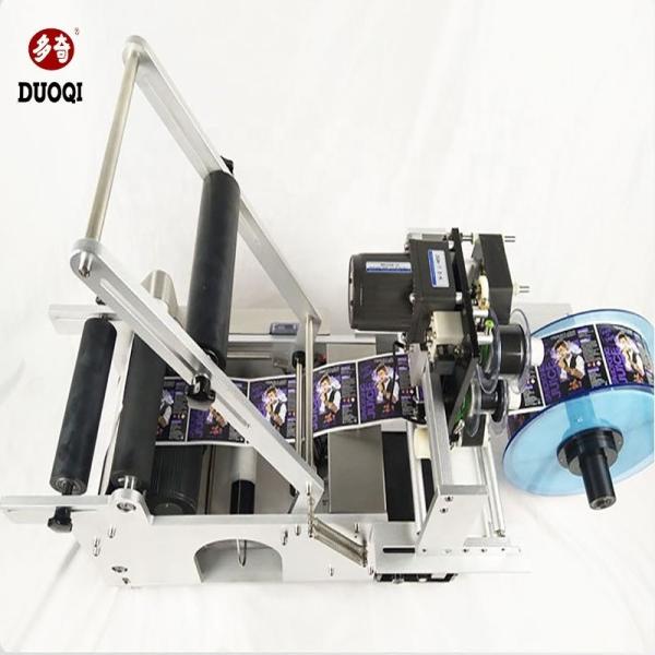 DUOQI MT-50 Máquina de rotulagem manual para garrafas redondas de vários tamanhos