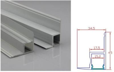 LED aluminum extrusion profile for ceiling Decoration, Frosted/Clear/Diffuser cover,1m 2m 3m