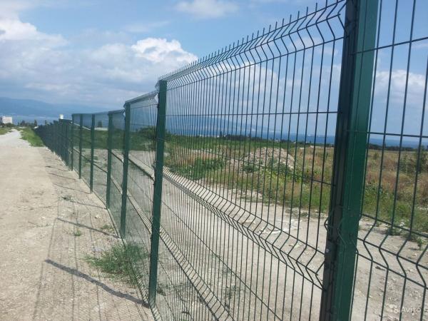 Wire Mesh Fence Panels Coated Blue and Dark Green With Powder Coated 2230mm x 2500mm