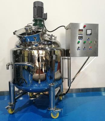50L Cosmetic Blender Vacuum Emulsifier Facial Cream Homogenizing Tank Making Mixing Reactor Lotion Machinery