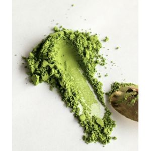 Heat-Resistant Green Tencha Tea Leaves Raw Material for Bakery-Grade Matcha