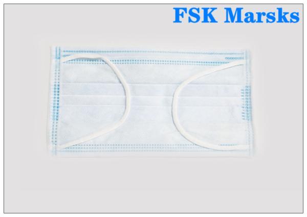 FDA CE Certificate Non Woven Face Mask Surgical Disposable 3 Ply 4 Ply