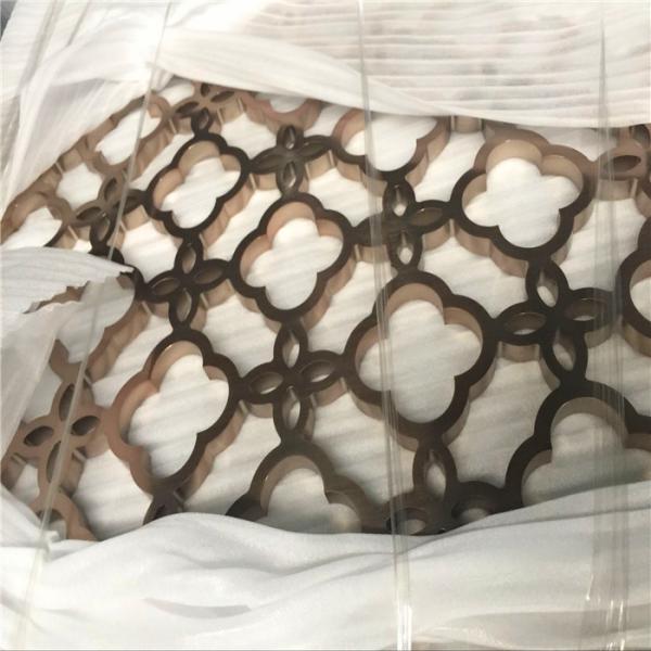 China professional decorative metal work Stainless steel partition wall design