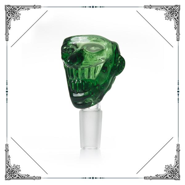 14MM 18MM Thickening Skull Bowl Glass Water Pipe Accessories