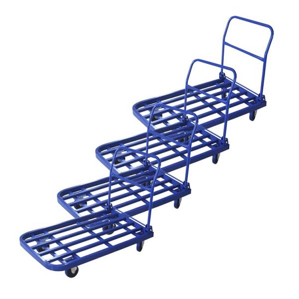 trole dobrável da plataforma da capacidade 1100lbs de 120x66cm com aço do tubo