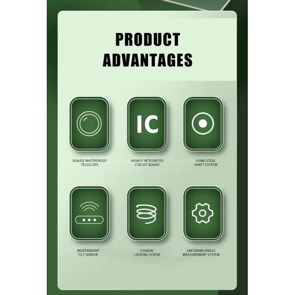 Rechargeable Antique Electronic Digital Surveying Theodolite Measuring Equipment