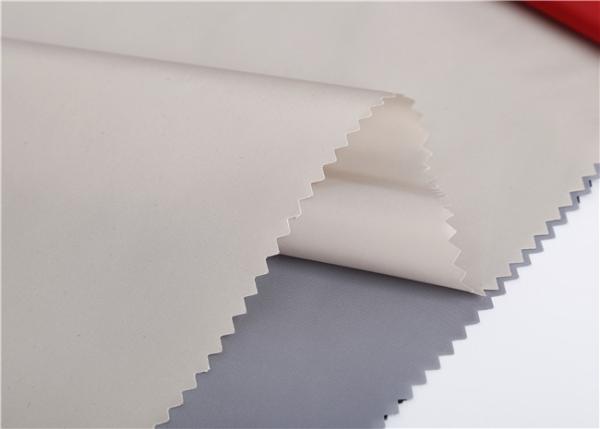 107GSM 75D Coated Pink Polyester Fabric WR Woven Plain Memory Windbreaker Jacket Material