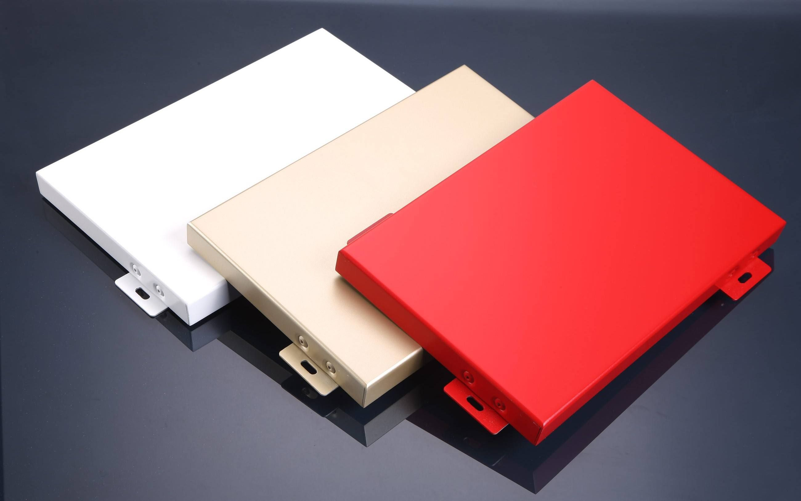 Unconventional Size Flexure Plate Curved Type Aluminium Veneer Fluorocarbon Coated Anti Static Exterior Wall  Installation