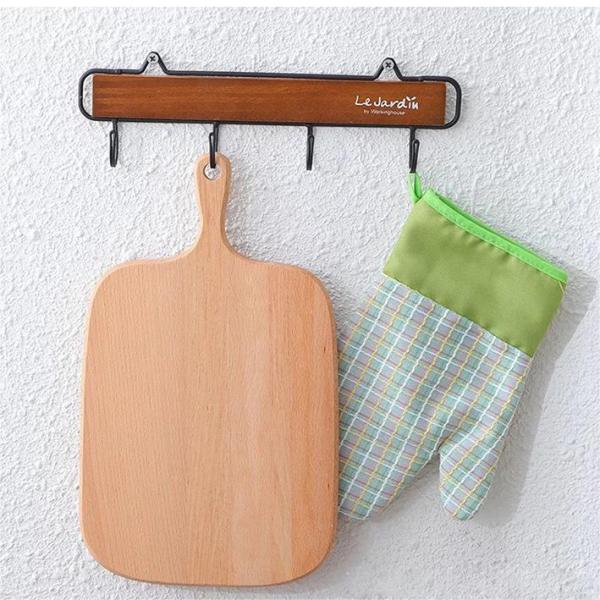 Placa de corte de madeira do agregado familiar 32x20cm Batural da cozinha com punho