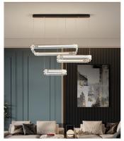 Lampard acrylique Waltz Lustrelier Tri-Colour LED 270W 250W