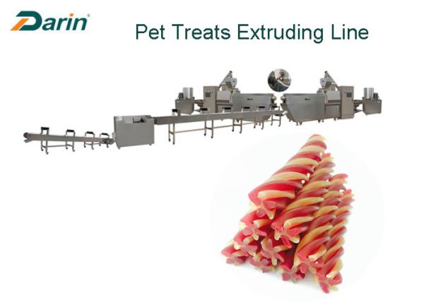Chicken Bacon Dog Food Extruder Natural Four Star Twisted Sticks Dental Treats Making