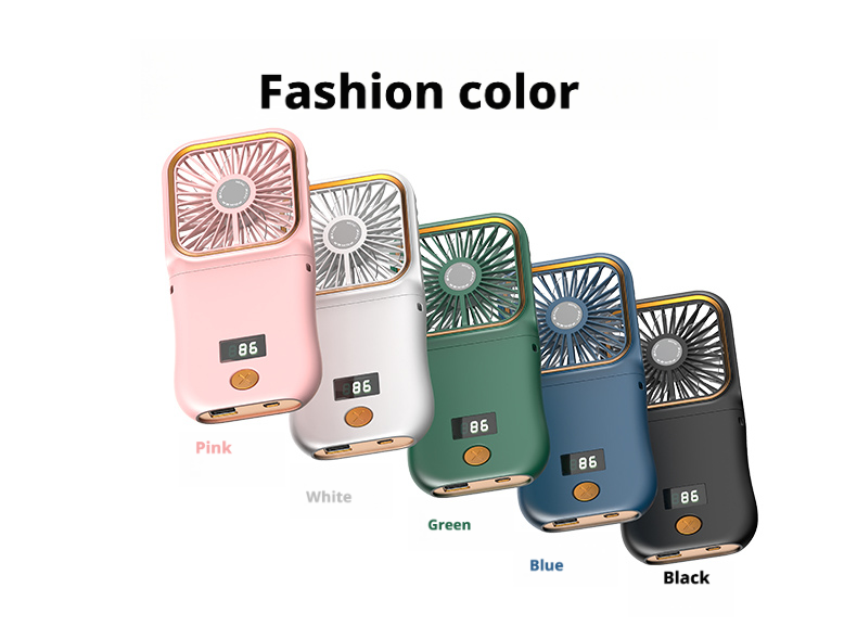 Bladeless Neck Fan with Phone Stand USB Rechargeable Hands Free Portable Fan