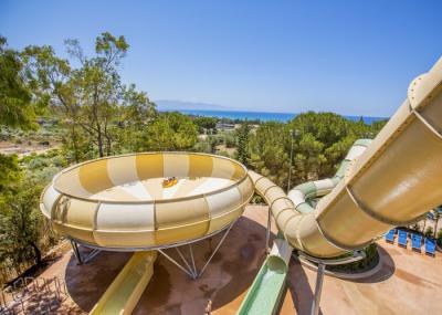 Amazing Fiberglass Tube Water Slide Water Play Equipment For Amusement Park