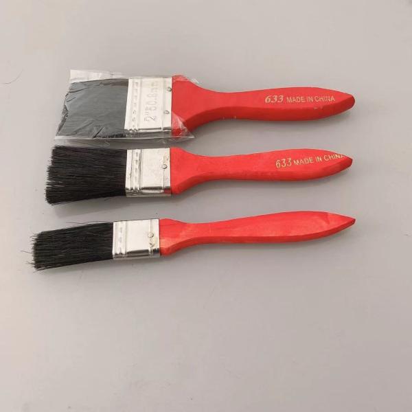 Wooden Handle 100% Bristle Paint Brushes Long Handle and Customization Options