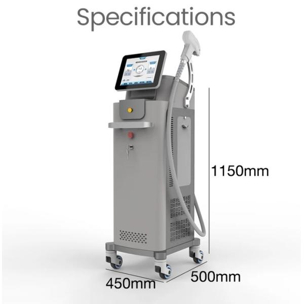 Germany Bar 1200w 1600w Laser Diode 808nm Laser Hair Removal Machine