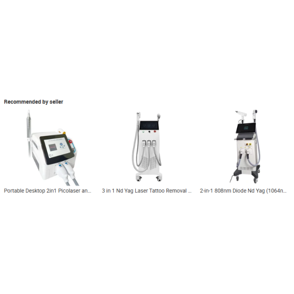 2in1 4 Wavelength Picosecond Tattoo Removal 808nm Diode Laser Hair Removal Machine