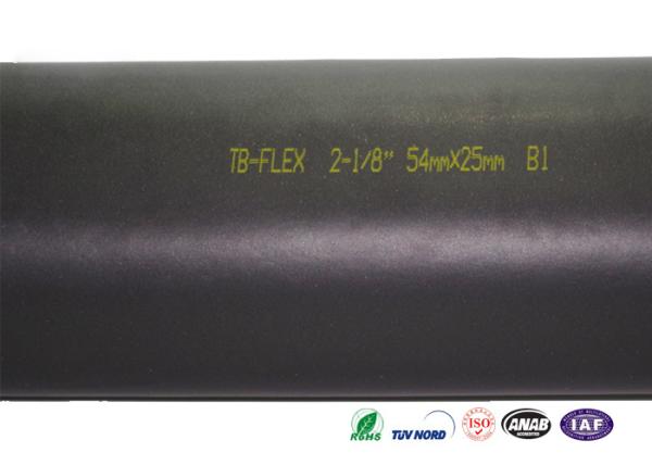 54mm 2-1/8 Air Conditioner Pipe Insulation Rubber Pipe Lagging 13mm Wall Thickness