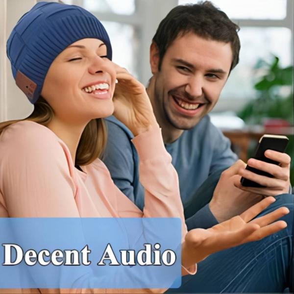 Bluetooth Wireless Beanie Hat Knit Music Hat For Cycling, Figure Skating, Hiking