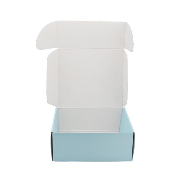 Pantone colore e branco flauta corrugou caixas de transporte do cartão para presentes