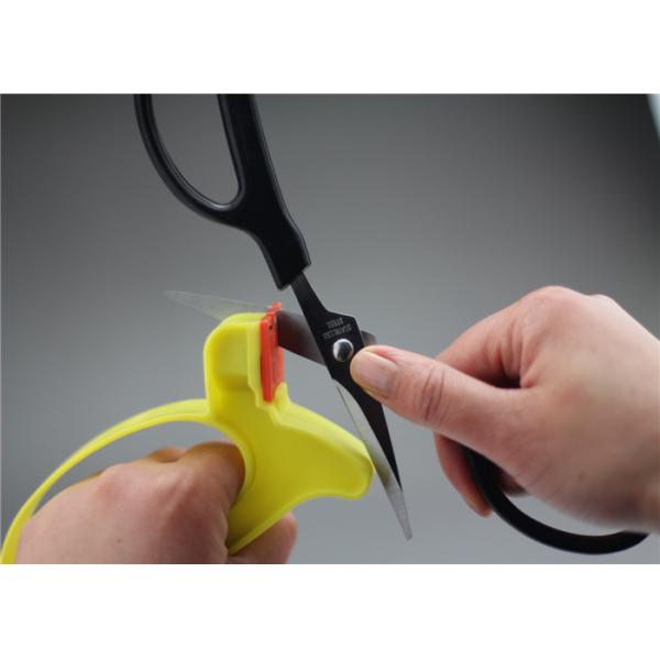 Заточник кухонного ножа простого дизайна для ножниц с сравнивает черный вес 36г