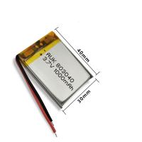 UL KC Bateria de Lítio Polímero 803040 3.7v Bateria de Lítio Polímero 1000mAh CE ROHS MSDS