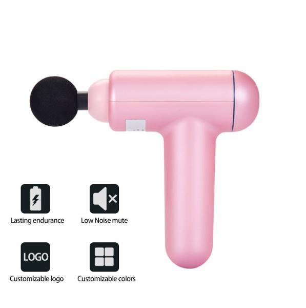 2000mAh Portable Muscle Fascia Massage Gun With 6 Speeds 4 Massage Heads