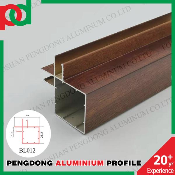 Professional Manufacturer Glossy Silver Polishing Aluminium Kitchen Cabinet Profiles