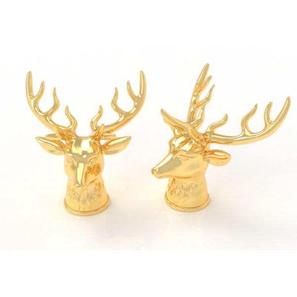 Hot-End Deer Shaped Zamak Perfume Caps Zinc New Design Mould Perfume Set