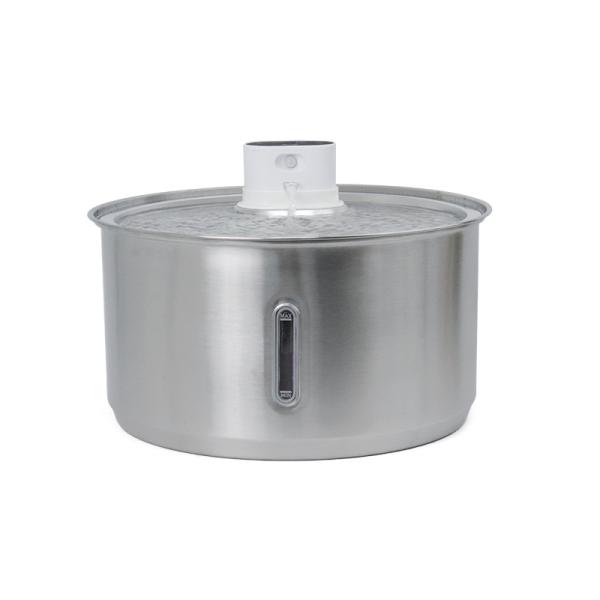 Pets Products Stainless Steel Cat Water Fountain With Water Level Window ABS Material