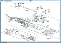 Kit de réparation du joint DEERE-9257531 pour John Deere Boom Cylinder 2554 230CLC