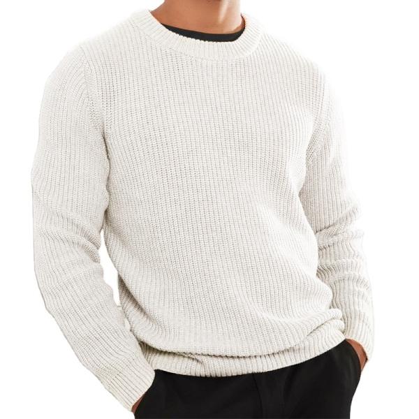 XMAMLON 320G Men's Polyester / Cotton Sweatshirt for Men Collarless Crewneck hoddies
