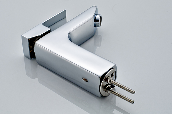 ROVATE Counter Mounted Brass Bathroom Sink Mixer Single Zinc Handle