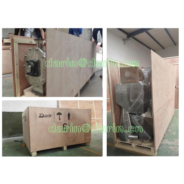 Carne, feijões, animal de estimação vegetal que mastiga a máquina da extrusão do alimento com gêmeo - parafuso