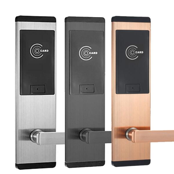 Leitor de cartão eletrônico Keyless Door Lock de Ferreteria Rfid das fechaduras da porta do cartão chave de Cerradura