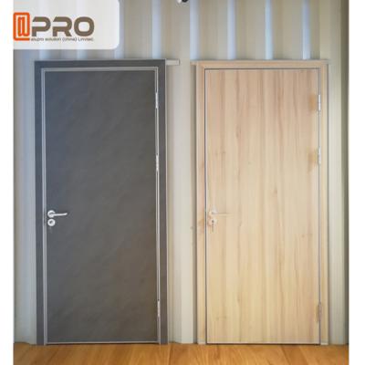 Certificação elegante do ISO das portas interiores do MDF para residencial e comercial