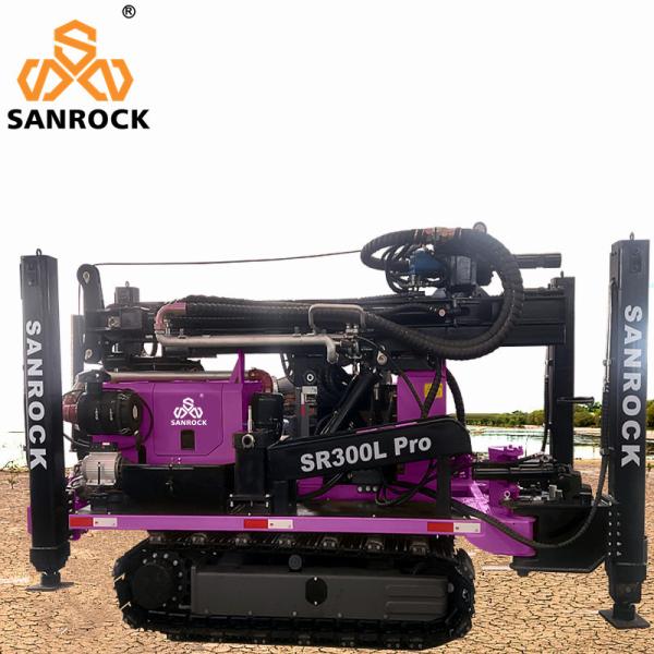 Буровые установки воды глубины скважины 300m буровой установки водяной скважины Crawler гидравлические для продажи