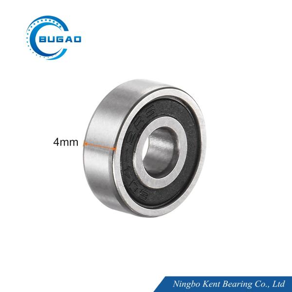 604 2RS Deep Groove Ball Bearing Double Sealed 604-2RS , 4mm x 12mm x 4mm High Carbon Steel Z3 Bearings, ABEC-5,