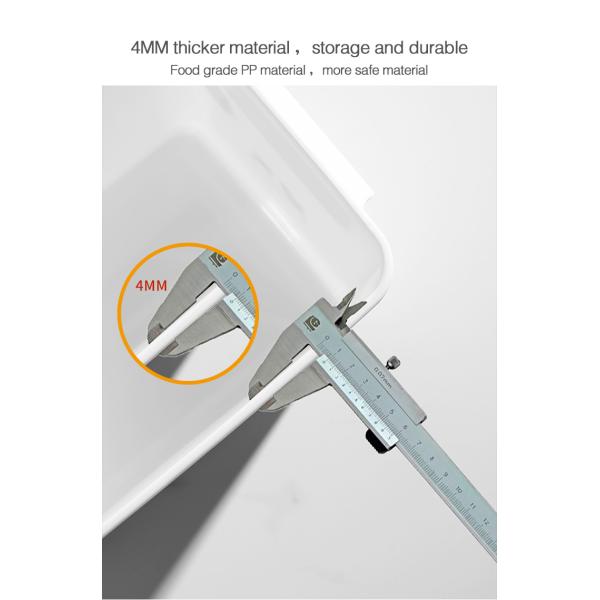 2.6L 3.3L 4.7L Freezer Vegetable Storage Box For Fridge Refrigerator