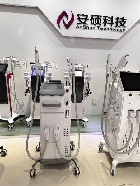 AS42 2 In 1 Diode Ice + Pico Second Laser Machine Q-Switched Nd yag For Hair And Tattoo Removal In Salons