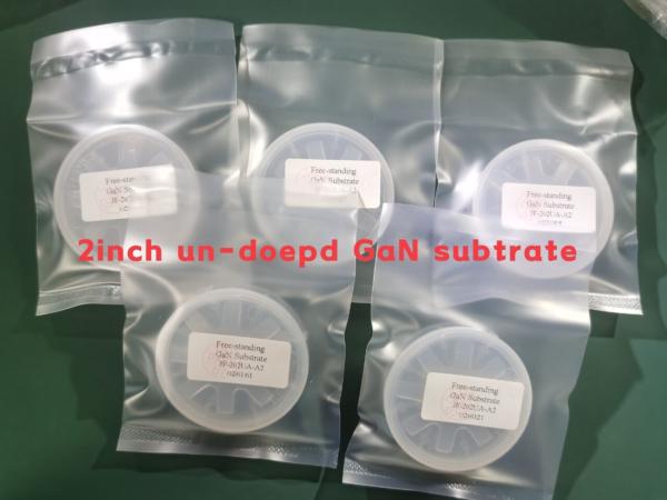 Wafer GaN de 4 polegadas de grau de pesquisa 0,4 mm para semicondutores