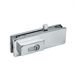 Glass Patch Fitting A-051, Material aluminium, steel, stainless steel, finishing satin, mirror