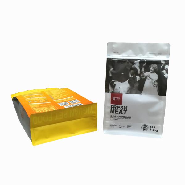 Custom Print 5kg Fishing Bait Flat Bottom Bags Packaging Material Laminated Pouches for Dry Food
